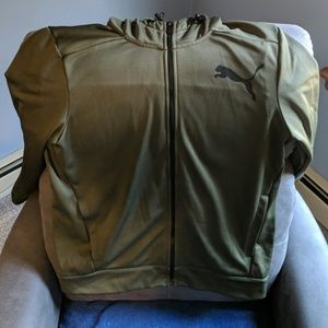 Puma full zip sweatshirt size small